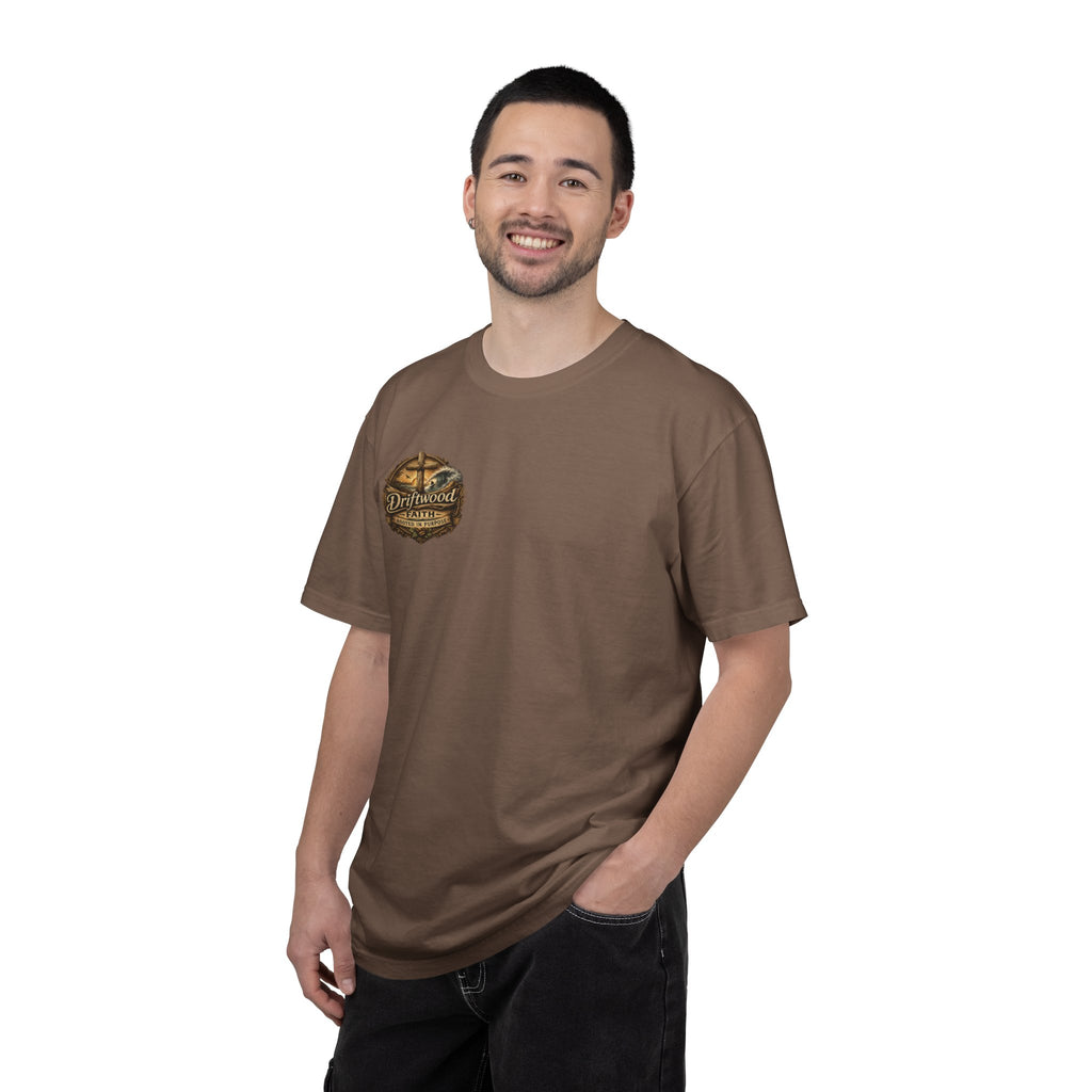 Christian Scroll T-Shirt — "I can do all things through Christ" Inspirational Faith Tee