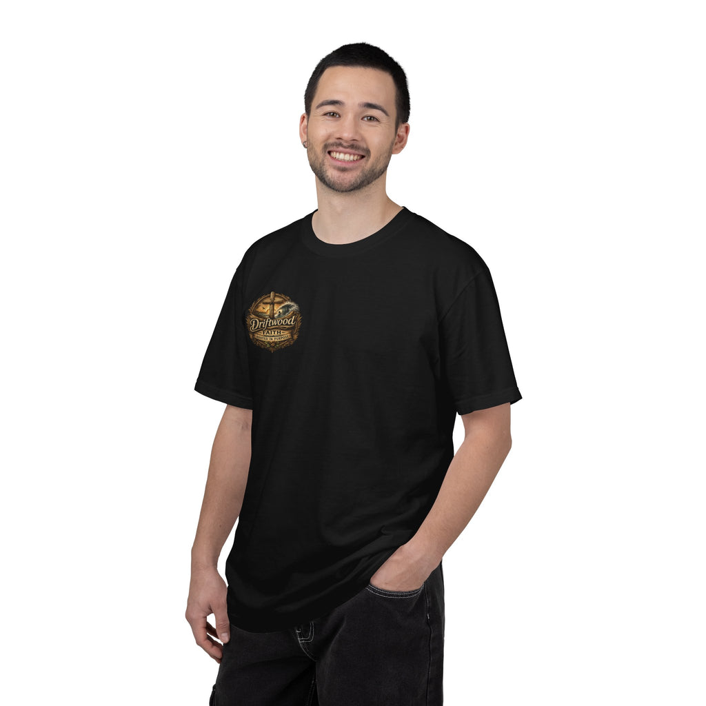 Christian Scroll T-Shirt — "I can do all things through Christ" Inspirational Faith Tee
