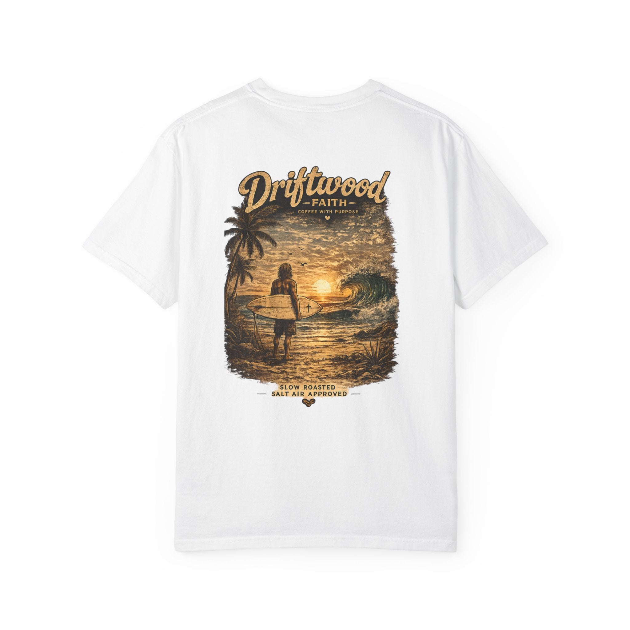 Driftwood Path Sunset Surf T-Shirt