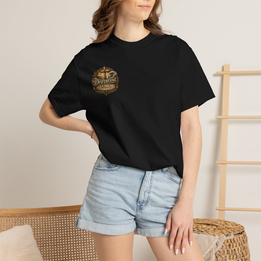 Christian Scroll T-Shirt — "I can do all things through Christ" Inspirational Faith Tee