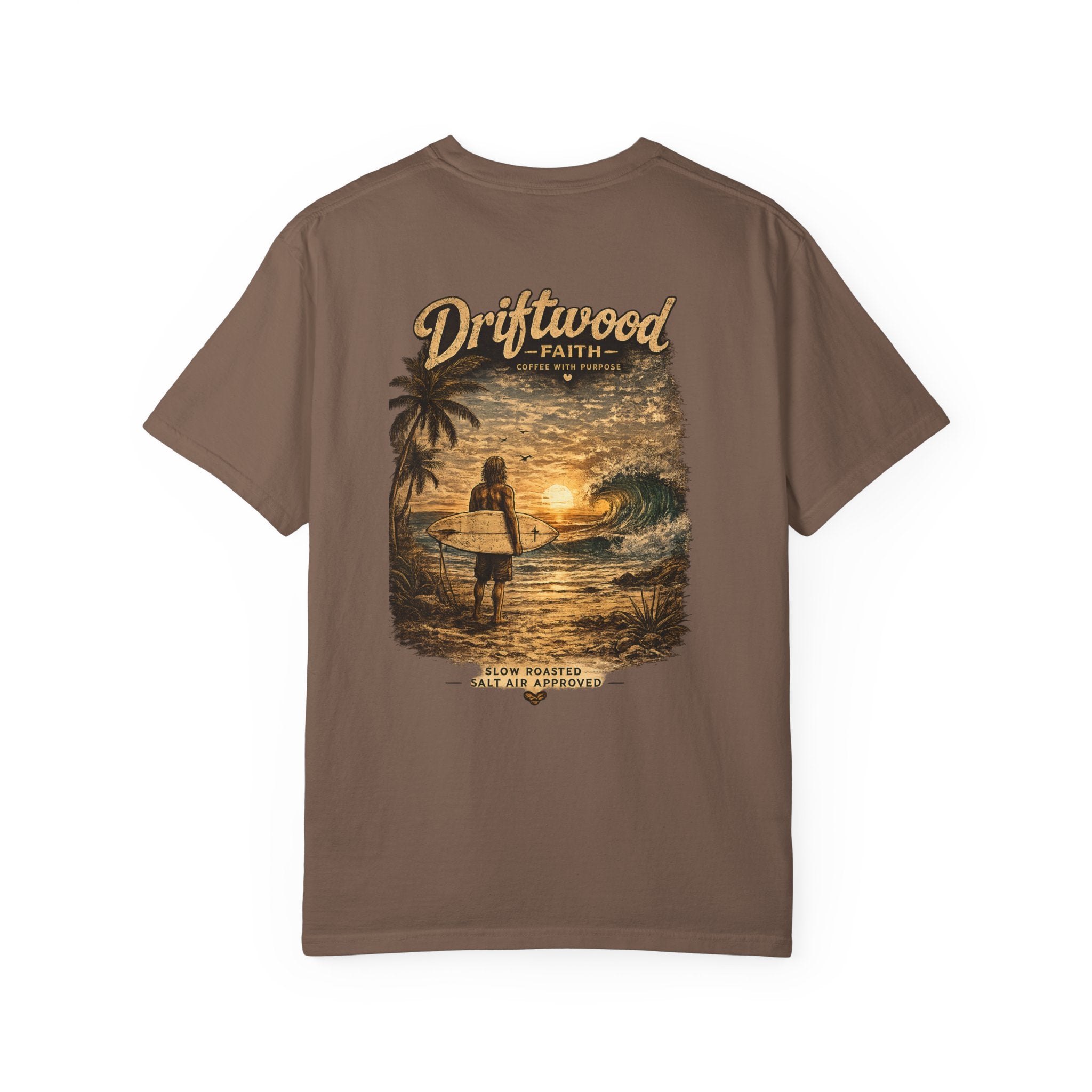 Driftwood Path Sunset Surf T-Shirt