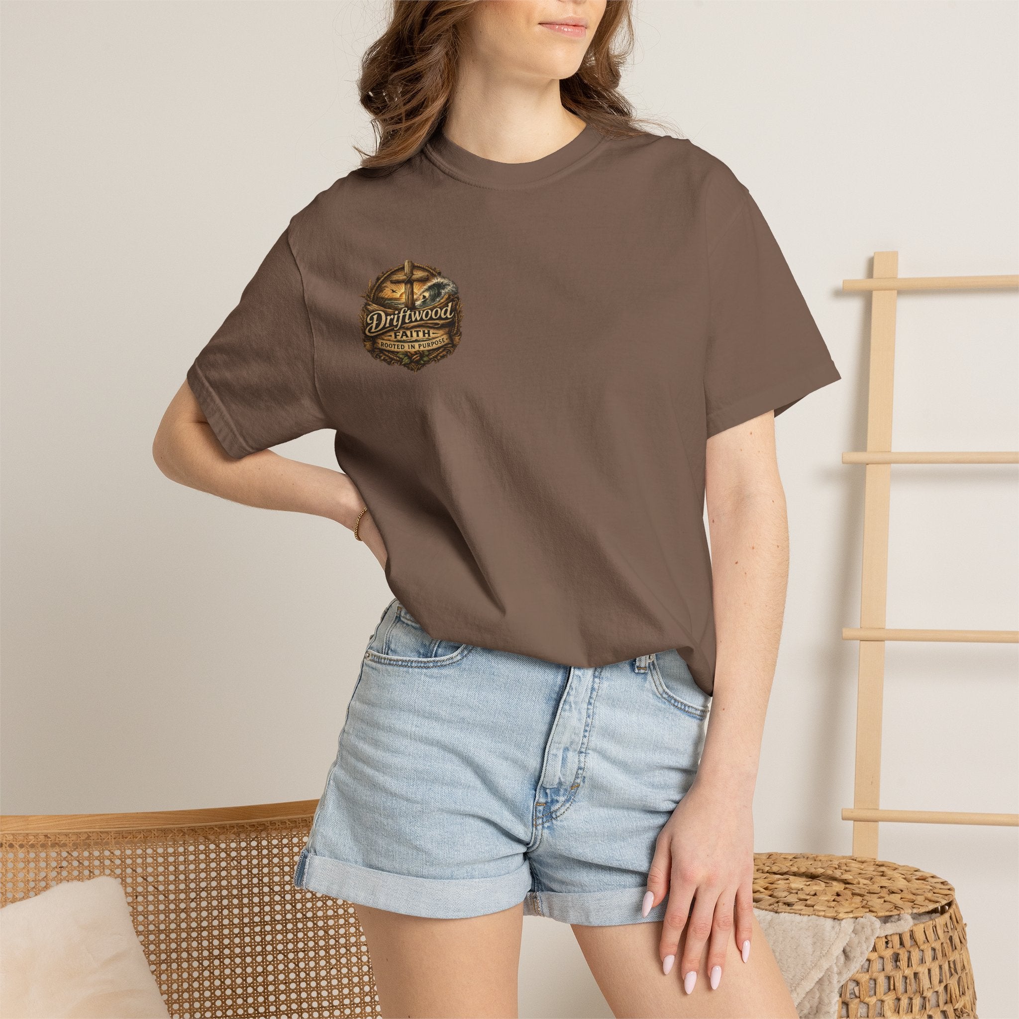 Christian Scroll T-Shirt — "I can do all things through Christ" Inspirational Faith Tee