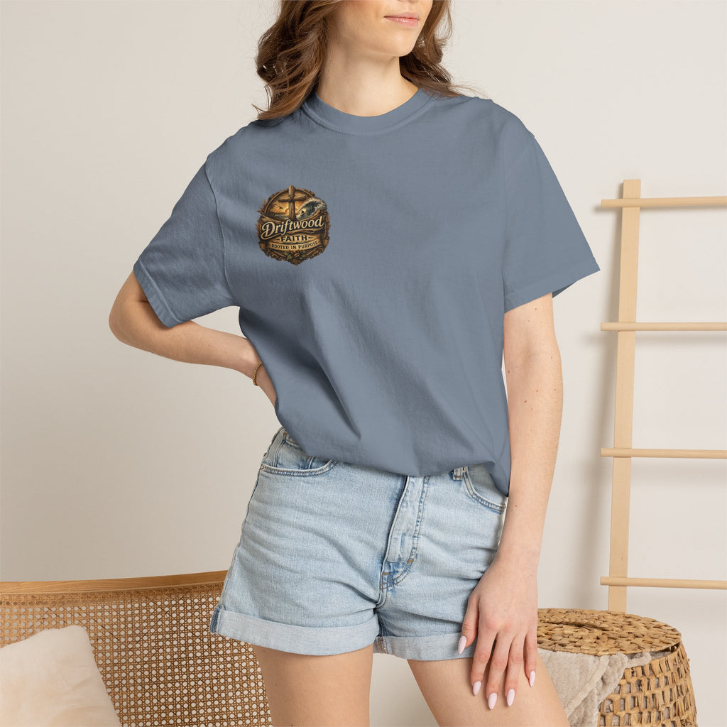 Christian Scroll T-Shirt — "I can do all things through Christ" Inspirational Faith Tee
