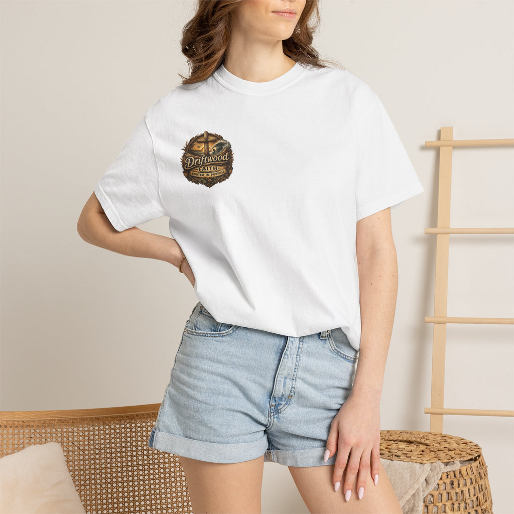 Christian Scroll T-Shirt — "I can do all things through Christ" Inspirational Faith Tee