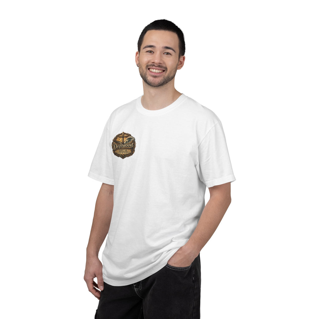 Christian Scroll T-Shirt — "I can do all things through Christ" Inspirational Faith Tee