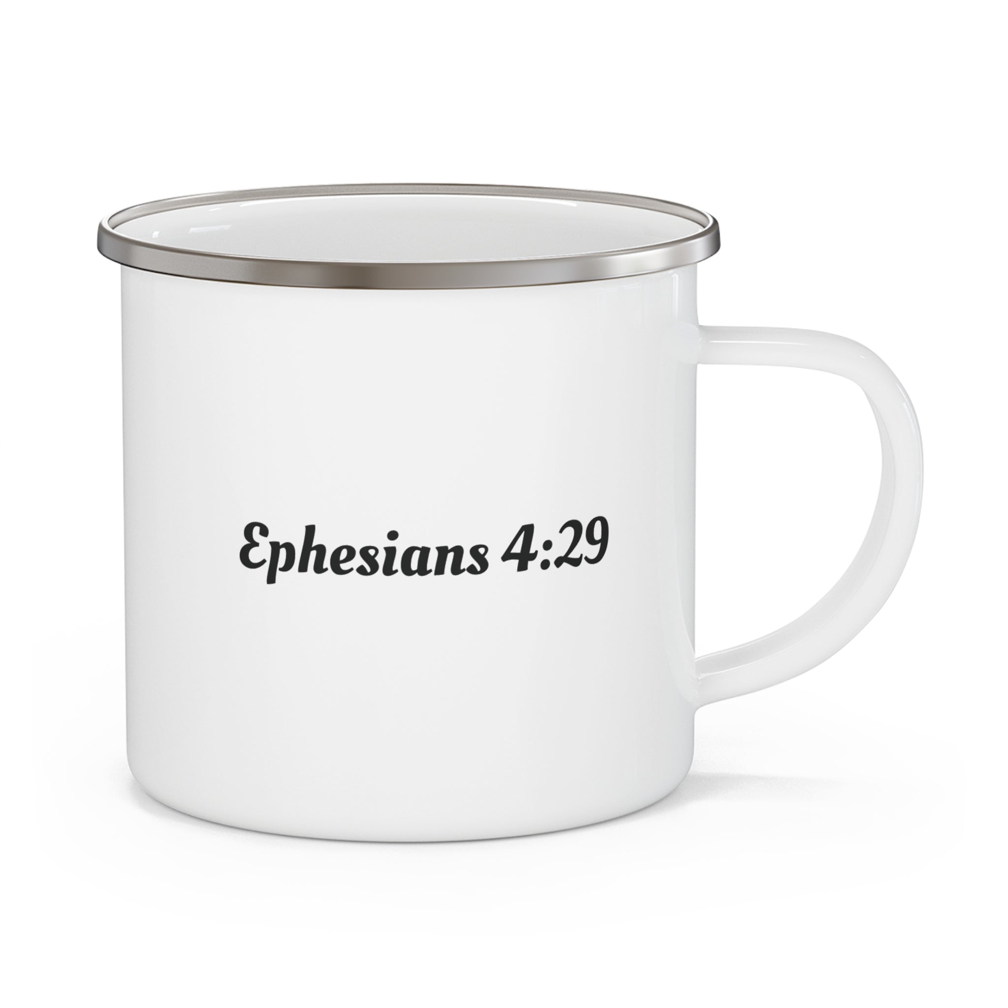 Ephesians 4:29 – Enamel Camping Mug