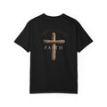 Driftwood Faith Cross T-Shirt — Rustic Christian Graphic Tee