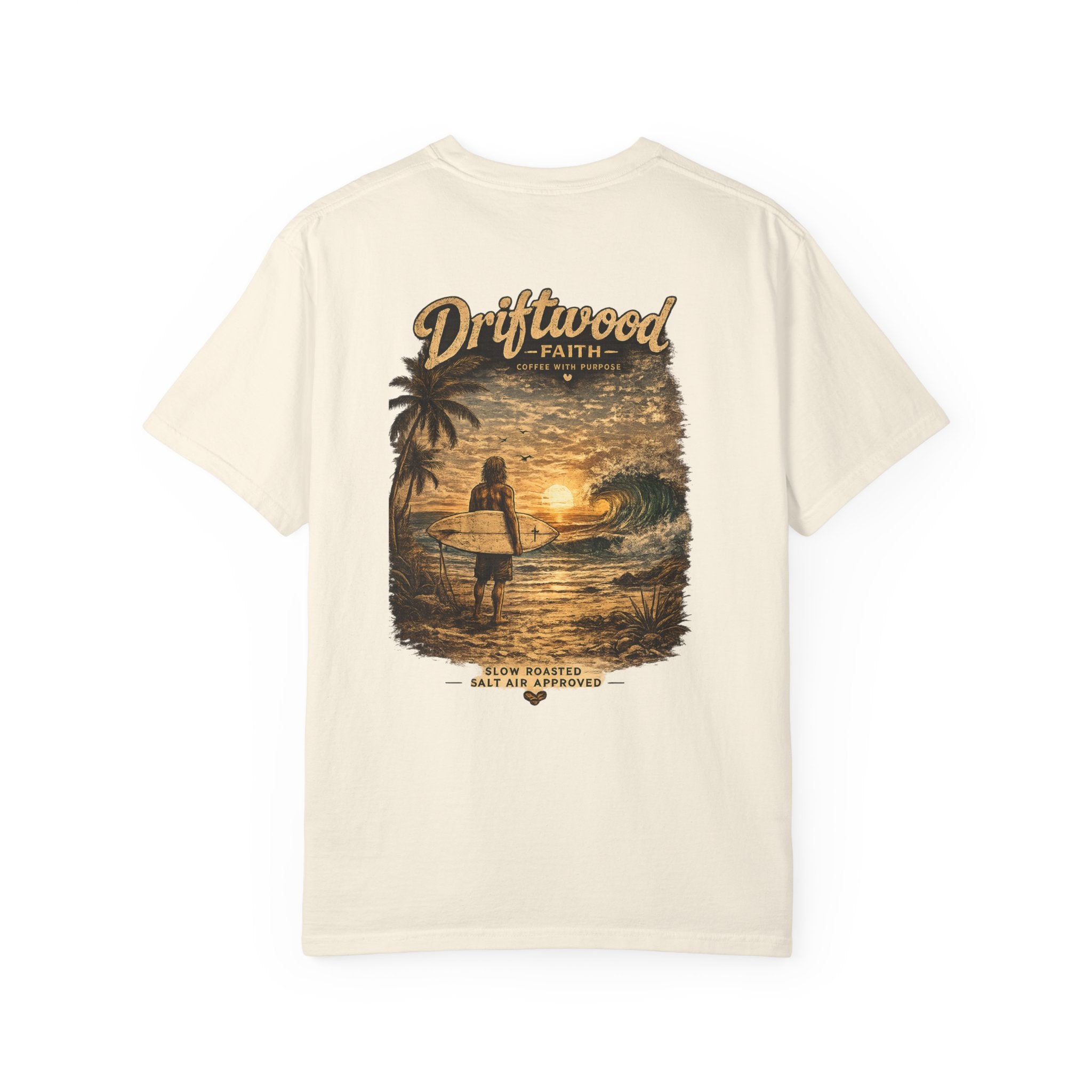 Driftwood Path Sunset Surf T-Shirt