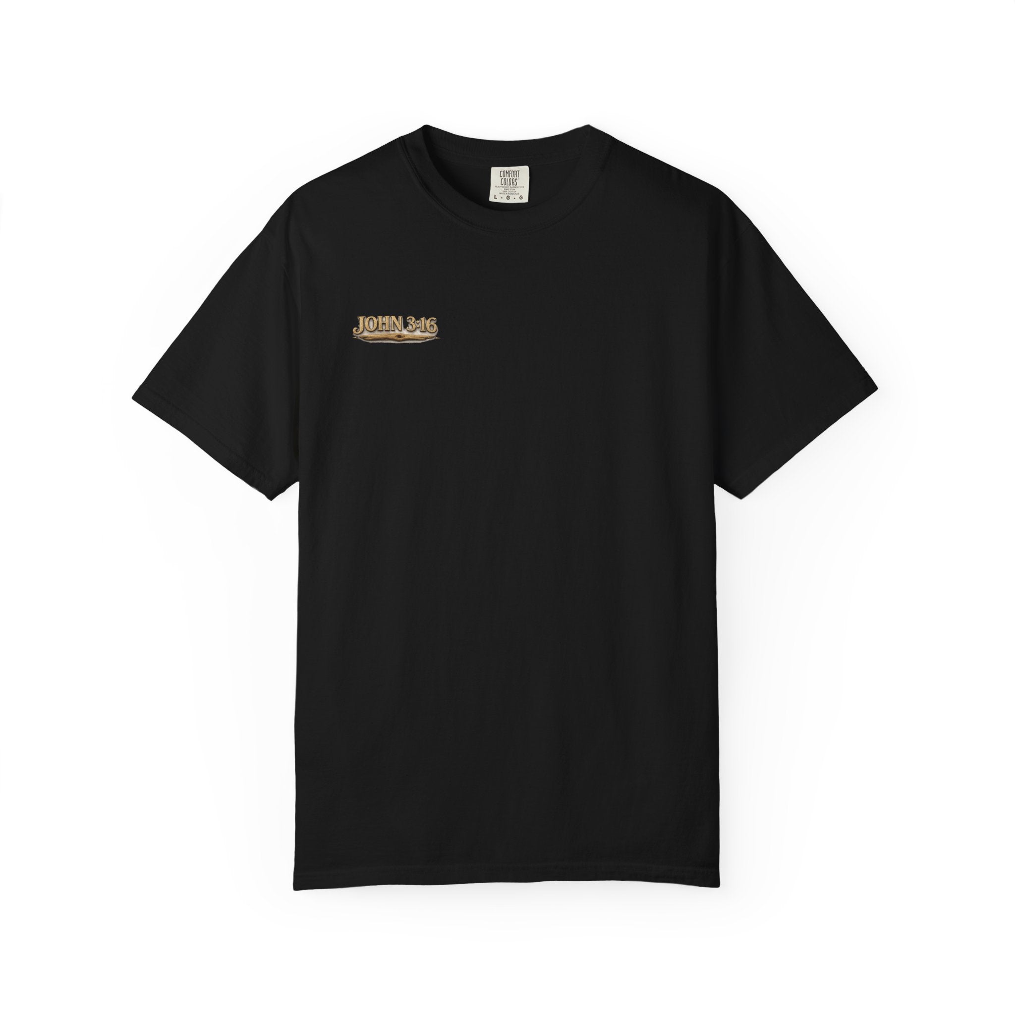 Driftwood Faith Cross T-Shirt — Rustic Christian Graphic Tee